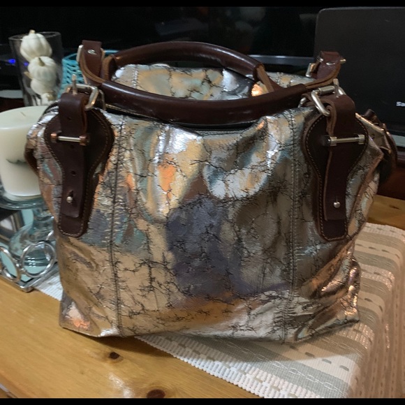 PAURIC SWEENEY METALLIC LEATHER BAG - Picture 10 of 16